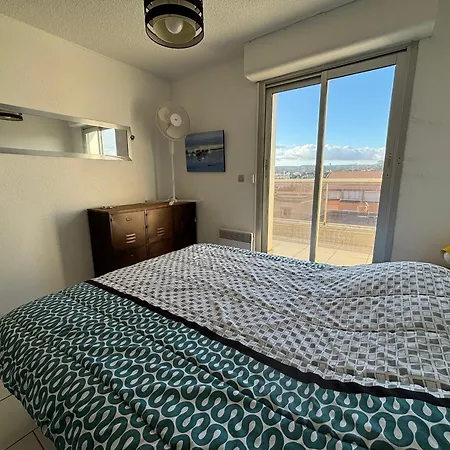 T4 En Front De Pour 6 Pers Avec Climatisation Et Parking A Narbonne-plage - Fr-1-795-58