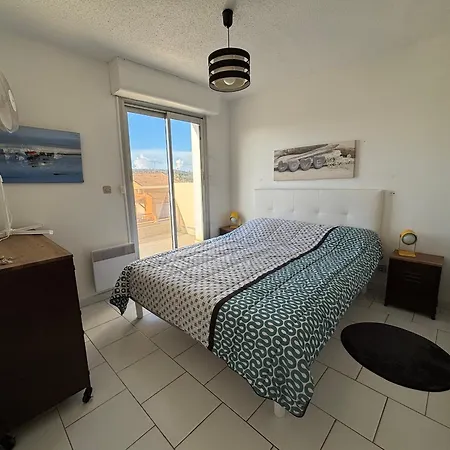 T4 En Front De Pour 6 Pers Avec Climatisation Et Parking A Narbonne-plage - Fr-1-795-58 * Narbonne