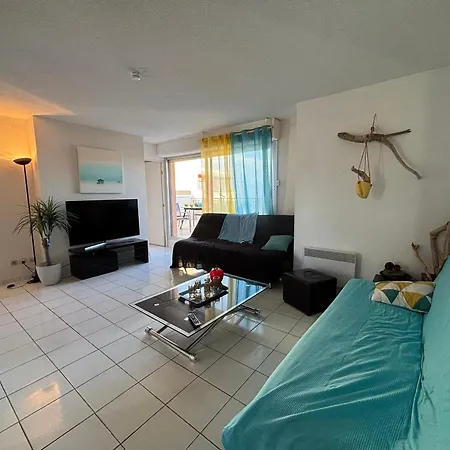 Apartment T4 En Front De Pour 6 Pers Avec Climatisation Et Parking A Narbonne-plage - Fr-1-795-58