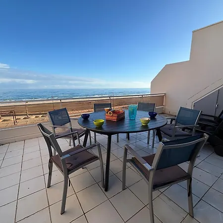 T4 En Front De Pour 6 Pers Avec Climatisation Et Parking A Narbonne-plage - Fr-1-795-58 Apartment *