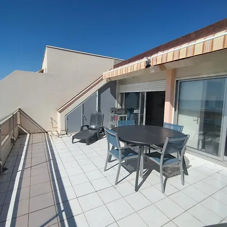Apartman T4 En Front De Pour 6 Pers Avec Climatisation Et Parking A Narbonne-plage - Fr-1-795-58 Narbonne