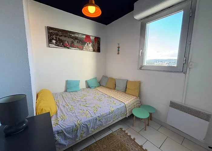 شقة T4 En Front De Pour 6 Pers Avec Climatisation Et Parking A Narbonne-plage - Fr-1-795-58 *