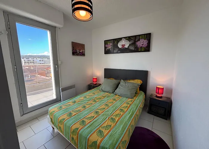 Apartman T4 En Front De Pour 6 Pers Avec Climatisation Et Parking A Narbonne-plage - Fr-1-795-58 Narbonne