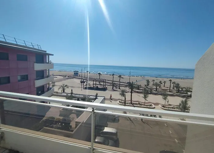 T4 En Front De Pour 6 Pers Avec Climatisation Et Parking A Narbonne-plage - Fr-1-795-58 아파트 나르본